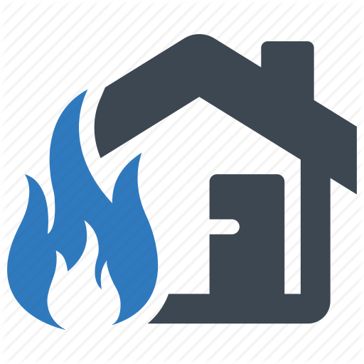 512x512 Fire, Home, Insurance Icon