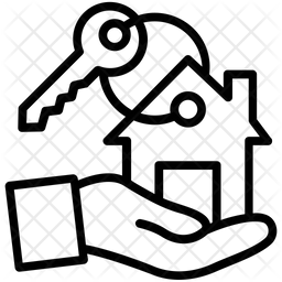 Handover Home Key Icon Of Line Style 256x256 Handover Home Key Icon Of Line Style