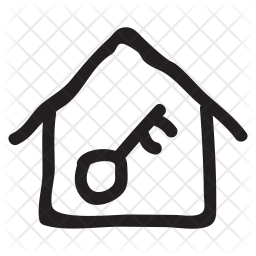 Home Key Icon Of Doodle Style 256x256 Home Key Icon Of Doodle Style