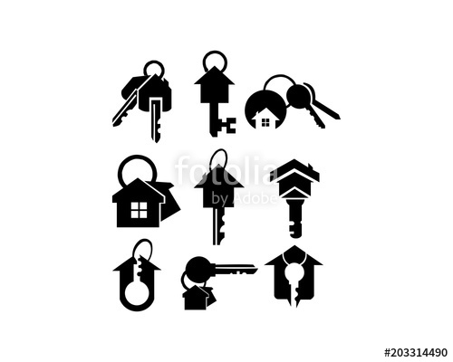 Home Keys Icon On White Background Stock Image And Royalty Free 500x400 Home Keys Icon On White Background Stock Image And Royalty Free