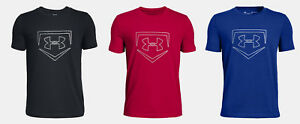 Under Armour Boys Ua Home Plate Icon Baseball T Shirt Ua Baseball 300x124 Under Armour Boys Ua Home Plate Icon Baseball T Shirt Ua Baseball