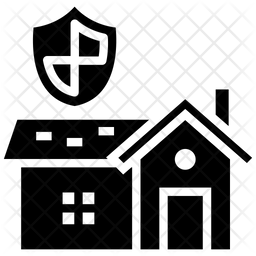 Home Security Icon Of Glyph Style 256x256 Home Security Icon Of Glyph Style