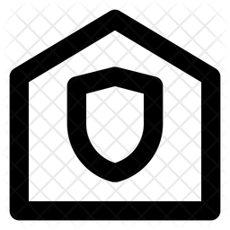 Home Security Icon Of Line Style 256x256 Home Security Icon Of Line Style