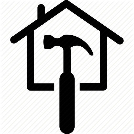 512x512 Fix, Home, House, Maintenance, Real State, Repair, Service Icon