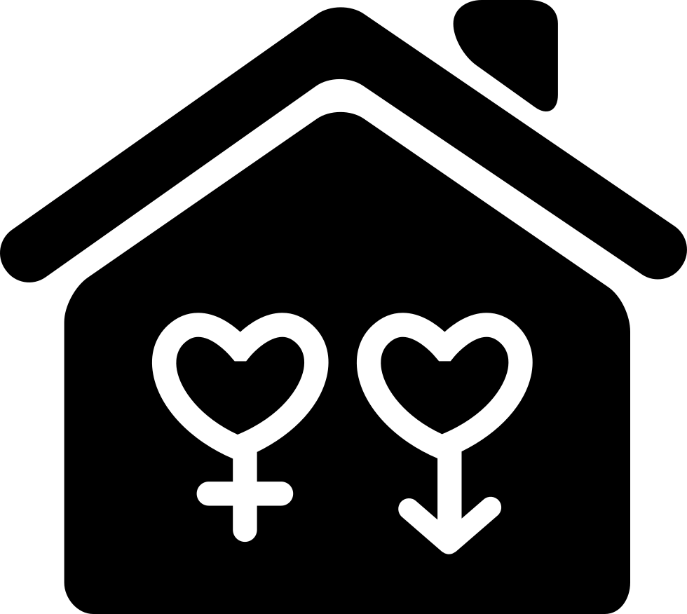 980x876 Home Symbol With Gender Signs Variant Of Hearts Shape Png Icon