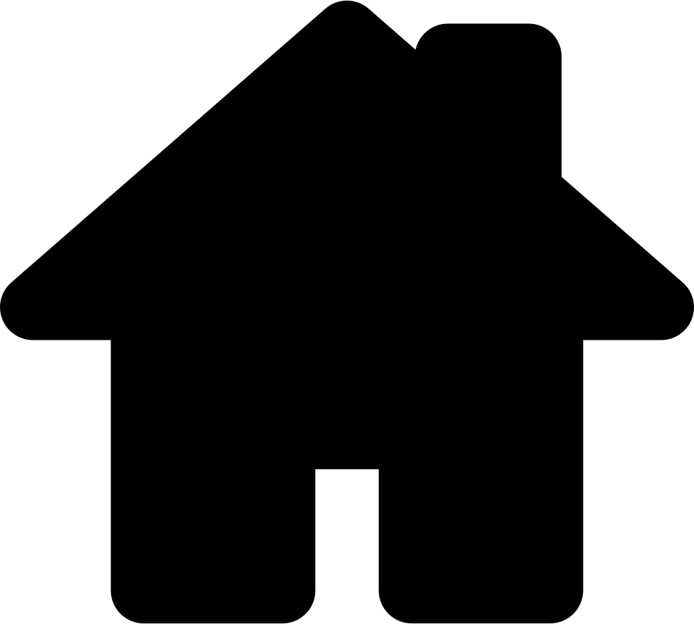 980x882 House Black Shape For Home Interface Symbol Png Icon Free