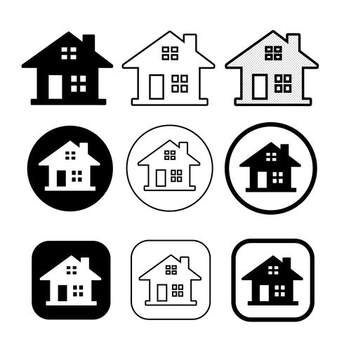 490x490 Simple House And Home Icon Symbol Sign