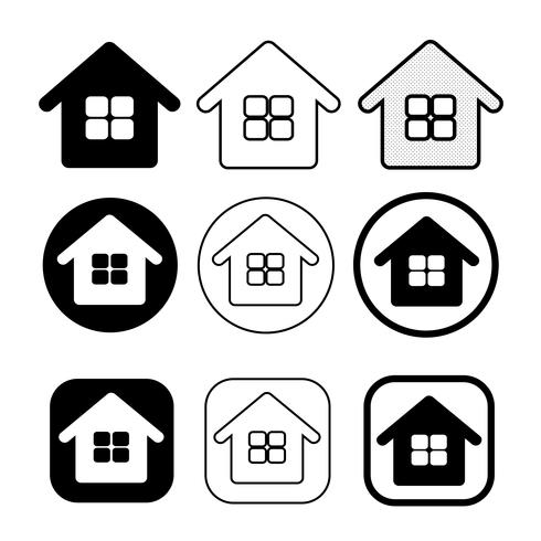 490x490 Simple House And Home Icon Symbol Sign