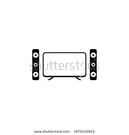 450x470 Home Theater Signs Home Theater Icon Element Of Equipment