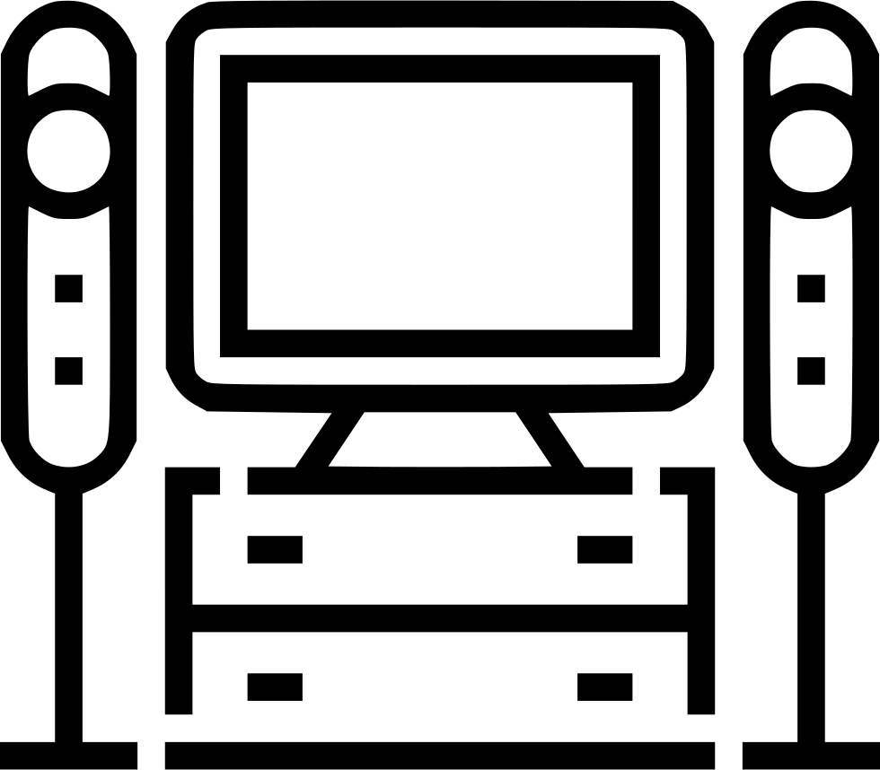980x858 Home Theater System Png Icon Free Download