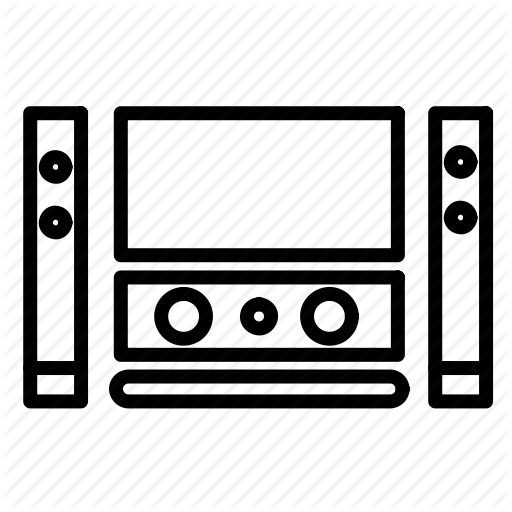 512x512 Appliance, Electrical, Home, Movie, Sound, Speaker, Theater Icon