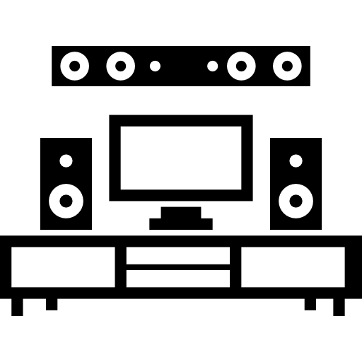 Home Theater Icon at Vectorified.com | Collection of Home Theater Icon ...