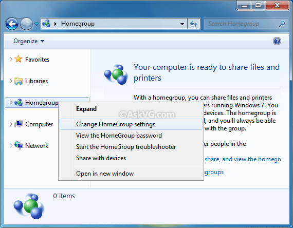 570x444 How To Disable Homegroup Feature In Windows And Later