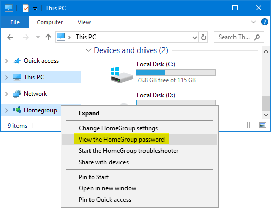 527x404 How To Recover Or Change Homegroup Password In Windows