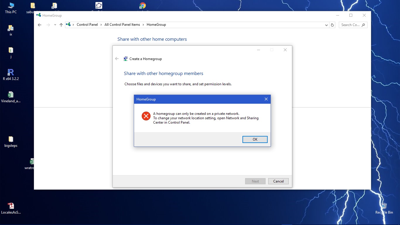 1366x768 When Trying To Create A Homegroup Windows Does Not Recognize