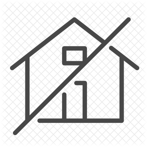 512x512 Homeless Icon Of Line Style