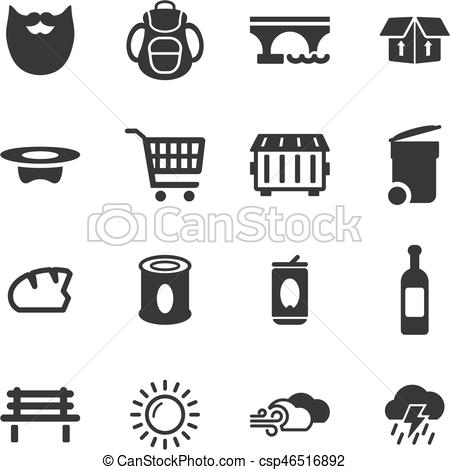 450x470 Homeless Icons This Image Is A Illustration And Can Be Scaled