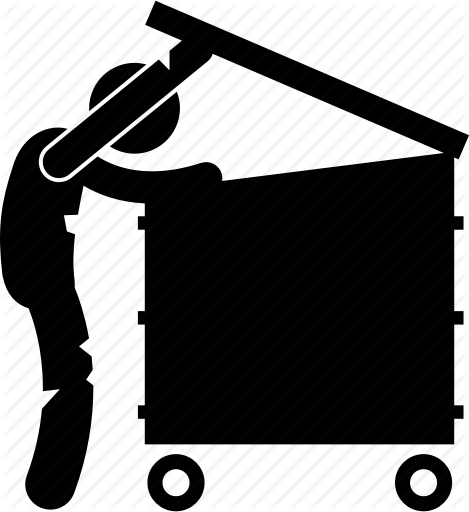 469x512 Beggar, Finding, Garbage, Homeless, Man, Rubbish, Tramp Icon