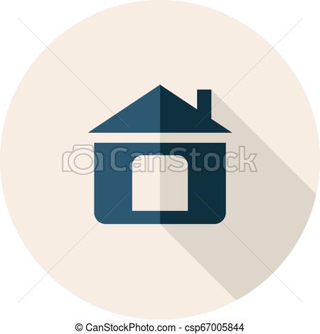 450x470 Flat Design Home Or Homepage Icon Vector Illustration Home Icon