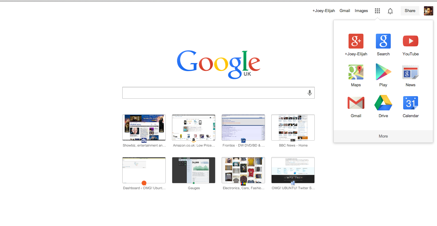 1408x731 Google Updates Homepage With New Logo And App Launcher Omg! Chrome!