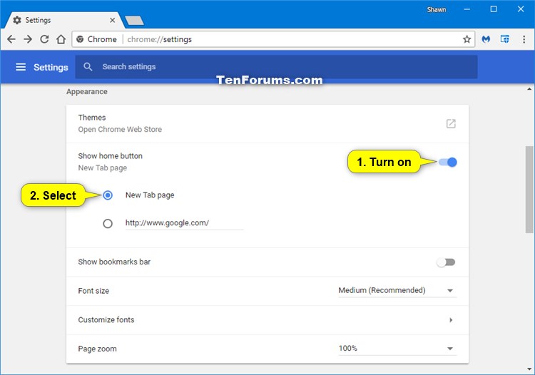 750x526 Change Homepage In Google Chrome For Windows Tutorials