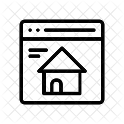 256x256 Homepage Icon Of Line Style