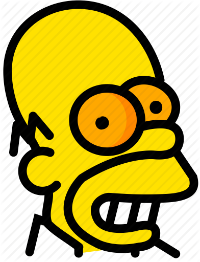 392x512 Head, Homer, Movie, Simpsons, Yellow Icon