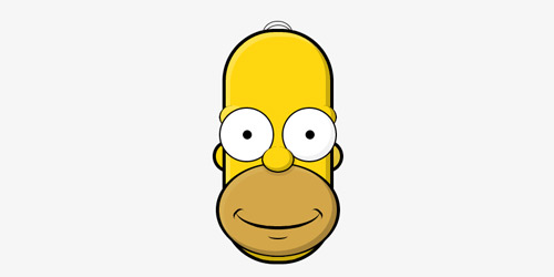 500x250 Homer Simpson Icon