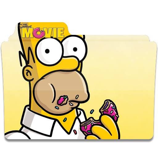 512x512 The Simpsons, Folder, Folders, Movie, Homer Icon Free Of Simpsons