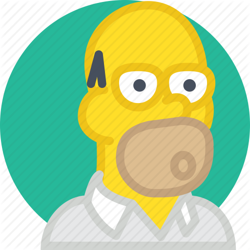 512x512 Cinema, Film, Homer, Movie, Simpsons Icon