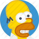 128x128 Homer Simpson Icons
