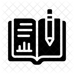 256x256 Homework Icon Of Glyph Style