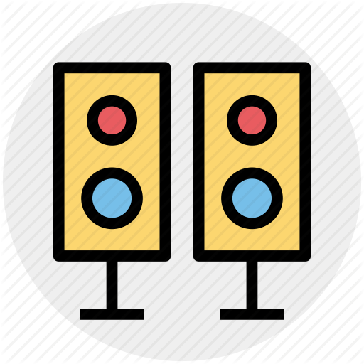 512x512 Entertainment, Loudspeaker, Music, Sound, Speakers, Woofers Icon