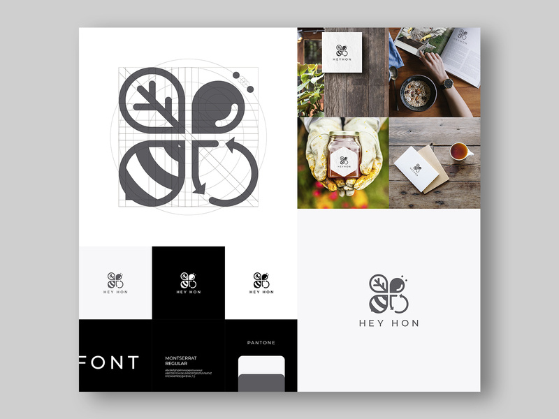 800x600 Hey Hon Logo And Brand Identity