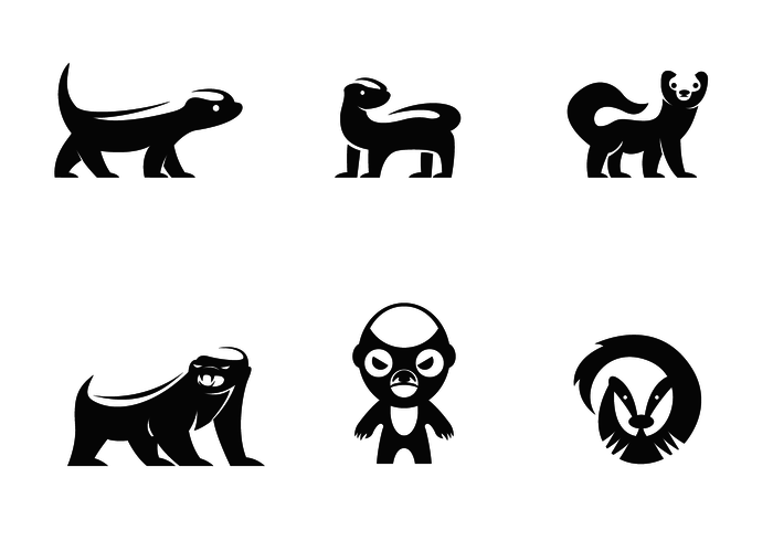 700x490 Honey Badger Logo Vector
