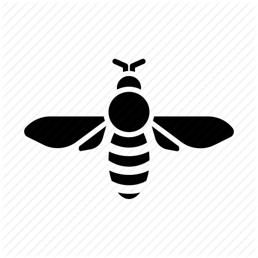 512x512 Bee, Honey Bee, Insect, Nature, Outdoor, Outdoors, Winged Insect Icon