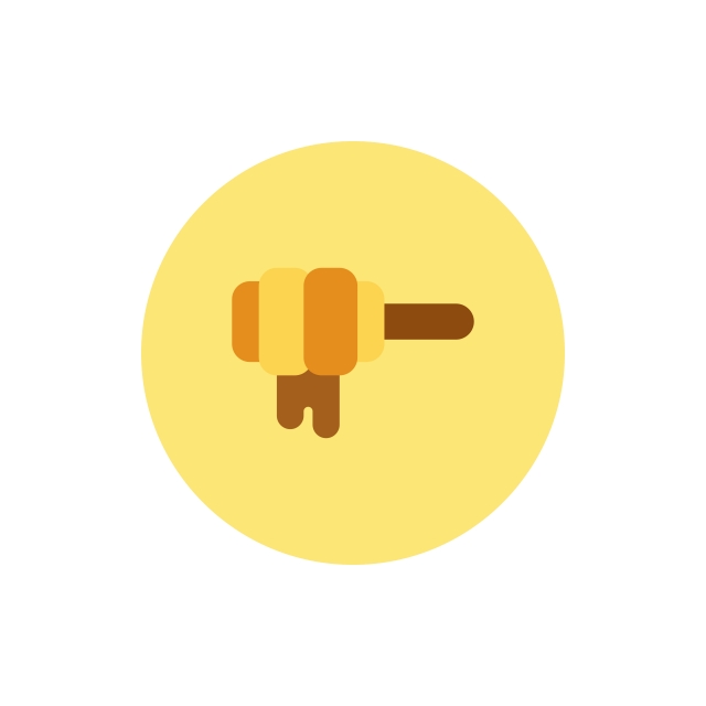 640x640 Honey Icon Vector Illustration In Flat Style For Any Purpose, Icon