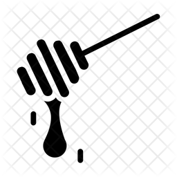 256x256 Honey Icon Of Glyph Style