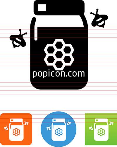 400x503 Jar Of Honey Icon