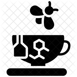 256x256 Honey Pot Icon Of Glyph Style