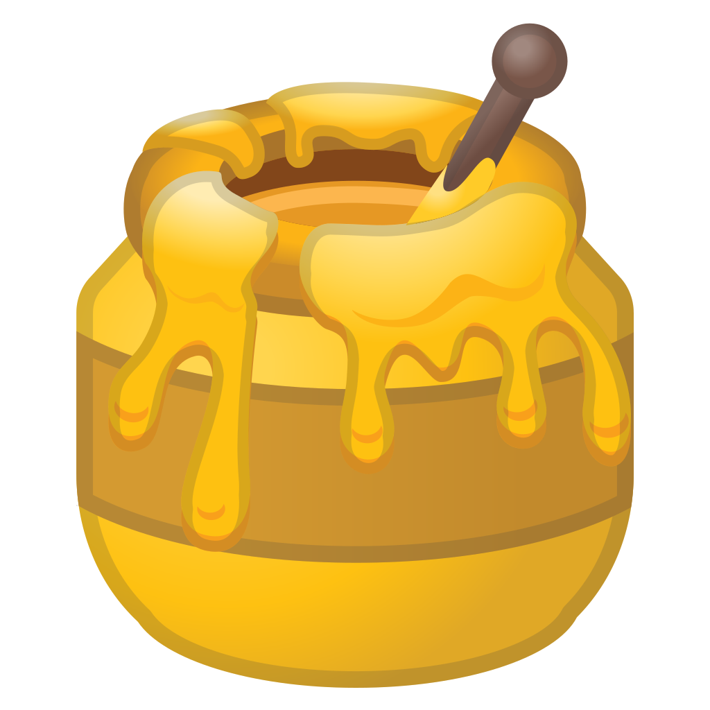1024x1024 Honey Pot Icon Noto Emoji Food Drink Iconset Google