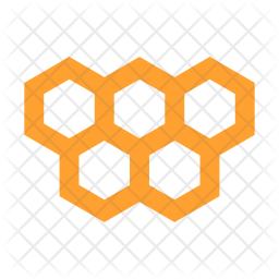 256x256 Honeycomb Icon Of Line Style