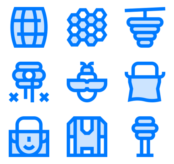 600x564 Honeycomb Icon Packs