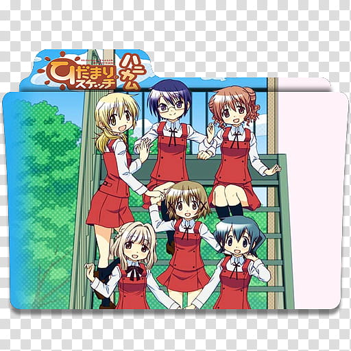 512x512 Anime Icon Pack Hidamari Sketch X Honeycomb V Transparent