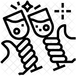 256x256 Honeymoon Icon Of Line Style