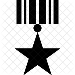 256x256 Medal Of Honor Icon Of Glyph Style