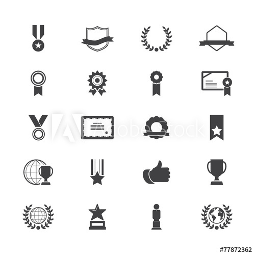 500x500 Award And Honor Icon Set