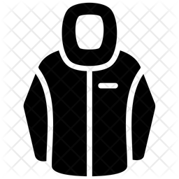 256x256 Hoodie Icon Of Glyph Style
