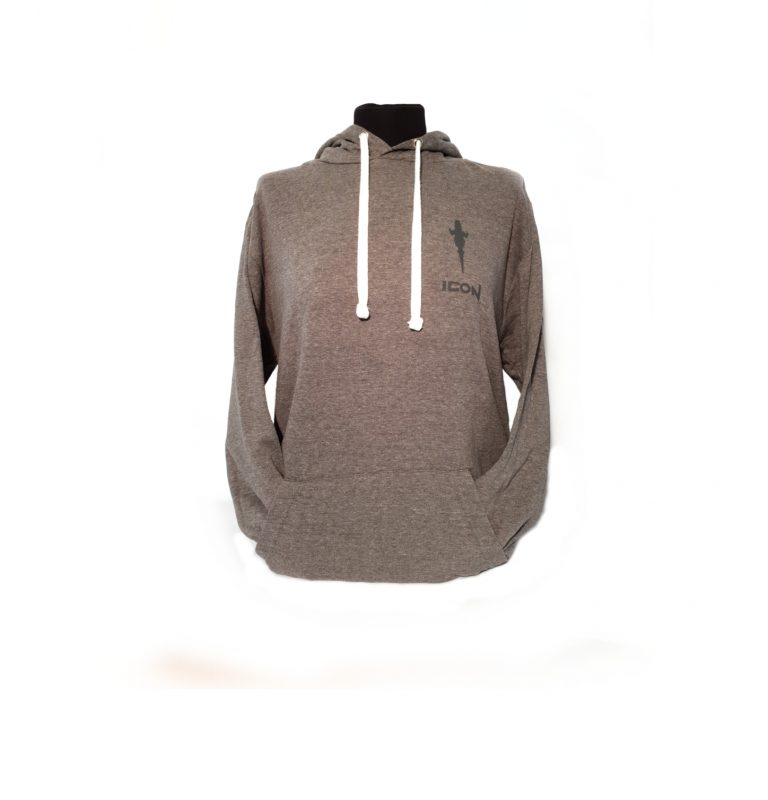 768x800 Icon Heather Grey Ride Hoodie Blackpool Pleasure Beach