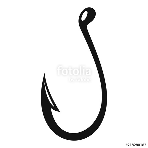 500x500 Type Of Fish Hook Icon Simple Illustration Of Type Of Fish Hook